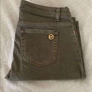 Michael Kors army green jeans